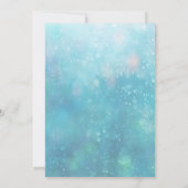 In het kader van de Zee Birthday Invitation, Ocean Kaart (Achterkant)