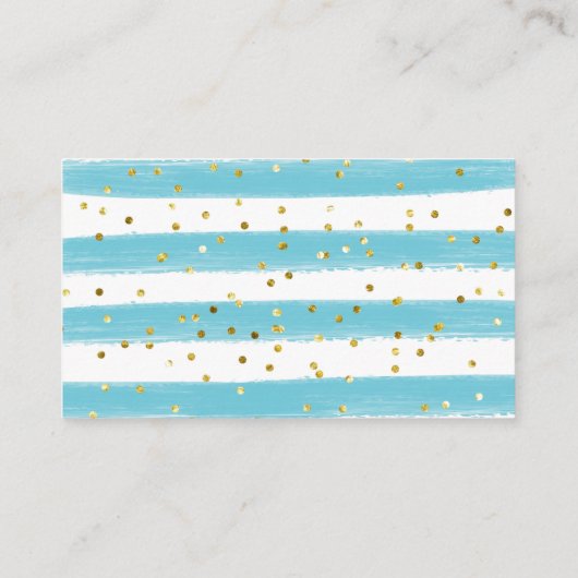 In het kader van de Zee Ocean Waterverf baby showe Informatiekaartje (Achterkant)