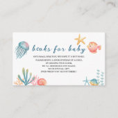 In het kader van de Zee Ocean Waterverf baby showe Informatiekaartje (Voorkant)