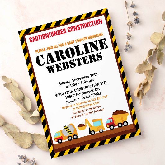 IN HET KADER VAN EEN VERZOEK VAN DE BABY SHOWER VA KAART