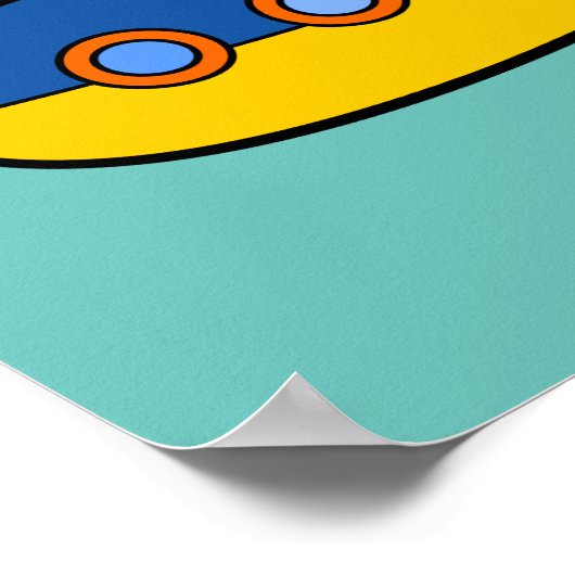 In het kader van het thema "Onderzeese Zee" Poster (Hoek)