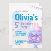 In het kader van het Zee 5e verjaardag Kaart (Voorkant / Achterkant)