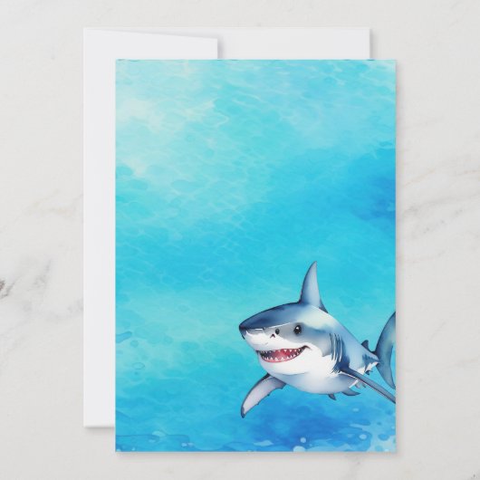 In het kader van het Zee 6e verjaardag Kaart (Achterkant)