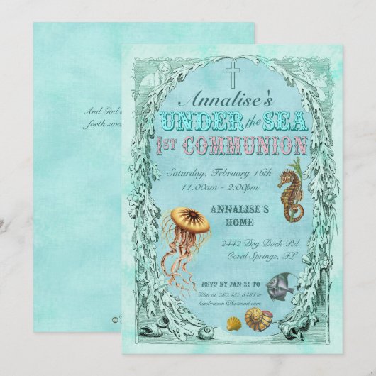 In het kader van het Zee Eerste Uitnodiging van de (Voorkant / Achterkant)