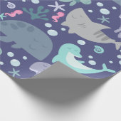 In het kader van het Zee-opvulpapier Cadeaupapier (Hoek)