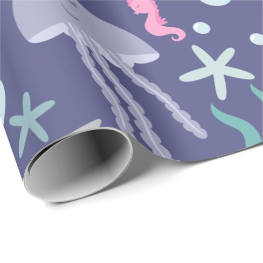 In het kader van het Zee-opvulpapier Cadeaupapier (Rol Hoek)