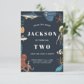 In het kader van het Zee uitnodiging tot geboorte (Staand voorkant)