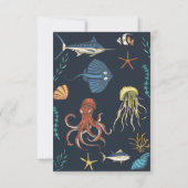 In het kader van het Zee uitnodiging tot geboorte (Achterkant)