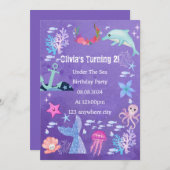 IN HET KADER VAN HET ZEE VERJAARDAGSUITNODIGING SAVE THE DATE (Voorkant / Achterkant)