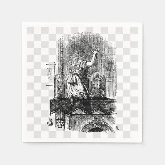 In het kijkglas servet (Voorkant)