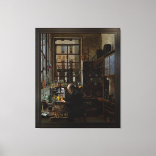 In het laboratorium van Henry Alexander Canvas Afdruk
