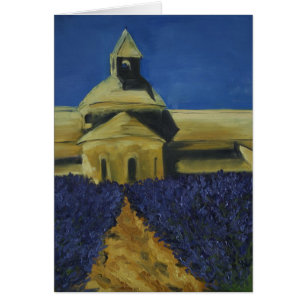 In het Lavender in Sénanque Abbey