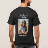 In het leven en liefdevolle geheugen T-shirt (Achterkant)