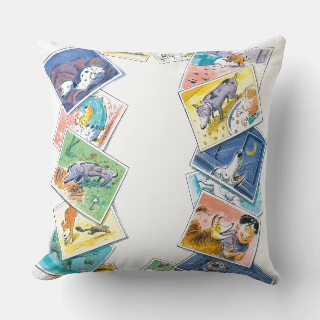 In het leven van een hond kussen (Voorkant)