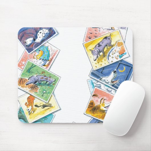 In het leven van een hond muismat (Met muis)