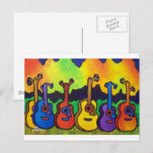 In het leven zing ik door piliero briefkaart (Voorkant / Achterkant)