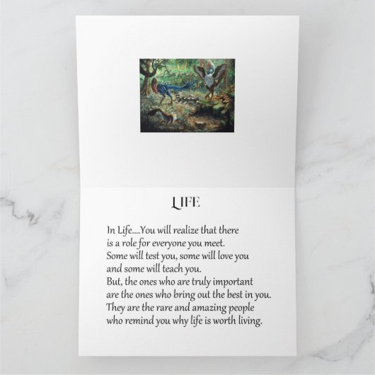 In het leven... zul je beseffen... kaart (Binnen)