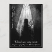 In het Licht - Afscheidskaart Mijn Beste Dank U Ka Briefkaart (Voorkant)