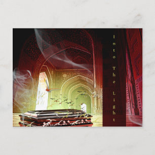 in het licht - Briefkaart