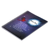 In het licht kardinaal notitieboek (Linkerzijde)