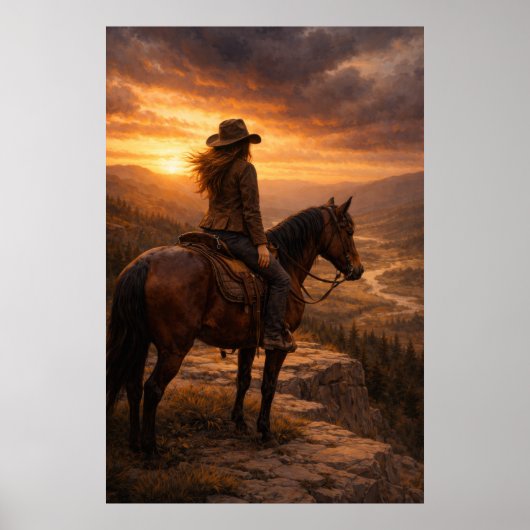 In het Licht | Paardenkunst | Poster (Voorkant)