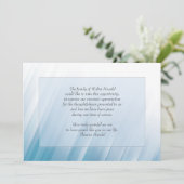 In het Licht Rouwkaart (Staand voorkant)