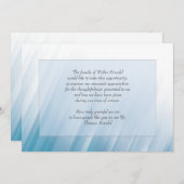 In het Licht Rouwkaart (Voorkant / Achterkant)