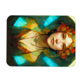 In het licht van Art Nouveau Fantasy Magneet (Horizontaal)