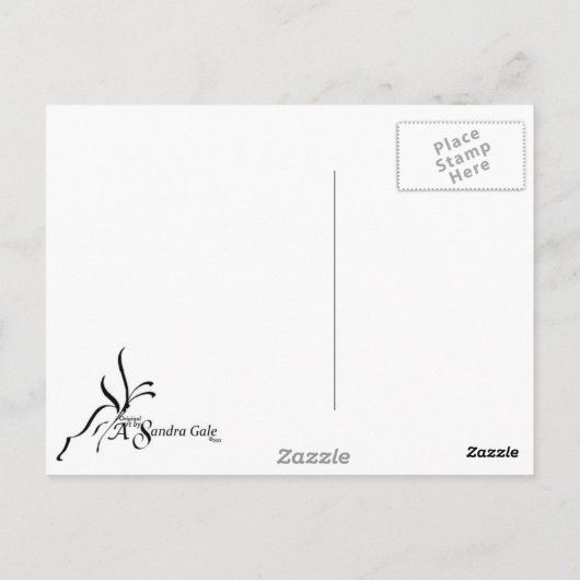 In het lichtontwerp briefkaart (Achterkant)