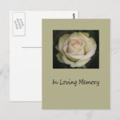 In het liefdegeheugen/de viering van het levensond briefkaart (Voorkant / Achterkant)