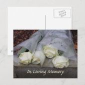 In het liefdegeheugen/de viering van het levensond briefkaart (Voorkant / Achterkant)