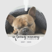 In het liefdevol geheugen - de Herdenking van de F Ornament (achterkant)