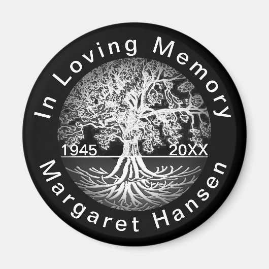 In het liefdevol geheugen van de Memorial Magnet v (Voorkant)
