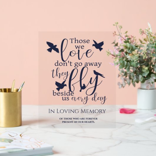 In het liefdevol Geheugenweddenschap Acryl Bord (Huwelijk)