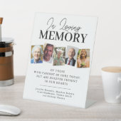 In het liefdevol Geheugenweddenschap Reclamebord Met Voetstuk (Insitu)