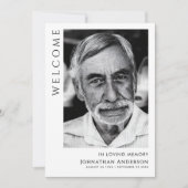 In het liefdevolle geheugen begrafenis orde van di kaart (Voorkant)