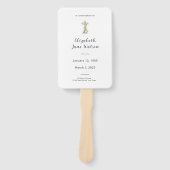 In het liefdevolle geheugen begrafenisprogramma Fl Handwaaier (Voorkant)