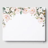 In het liefdevolle geheugen blozen Roos bloemen be Gastenboek (Achterkant)