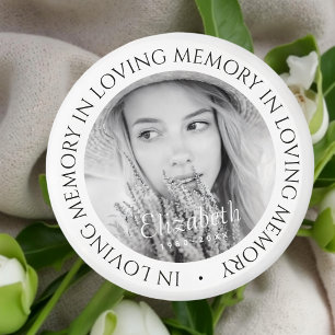 In het liefdevolle geheugen eenvoudige moderne aan magneet