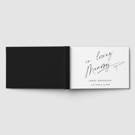In het liefdevolle geheugen eenvoudige script begr gastenboek (Volledig)