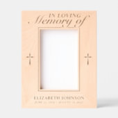 In het liefdevolle geheugen Foto Houten Laser Gegraveerde Lijstjes (Voorkant)