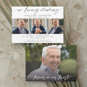 In het liefdevolle geheugen Fotocollage Funeral Ho Kaart