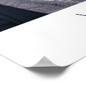 In het liefdevolle geheugen Fotocollage Funeral Ho Poster (Hoek)