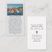 In het liefdevolle geheugen Red Fish Shack Motief Visitekaartje (Voorkant / Achterkant)