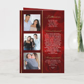 In het liefdevolle geheugen Red Rose Women's Overl Programma (Achterkant)