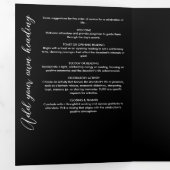 In het liefdevolle geheugen Script Photo Collage F Drieluik Programma (Binnenzijde eerst)