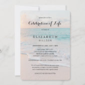 In het liefdevolle Memory Celebration of Life Beac Kaart (Voorkant)