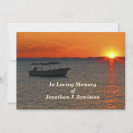 In het liefdevolle Memory Celebration of Life Vist Kaart