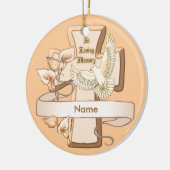 In het liefhebben van Christelijk geheugen Keramisch Ornament (Links)