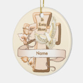 In het liefhebben van Christelijk geheugen Keramisch Ornament (Links)